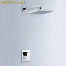 GobekUsa Brass Lanos Rain Shower Set, Bath Mixer Wall Tap for Hotels