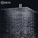 GobekUsa 20’’ Stainless Steel Rainfall Shower Head - Ultra-thin Square Bathroom Shower Head