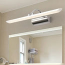 GobekUsa Modern Stainless Steel Bathroom LED Wall Vanity Light - Chrome Finish