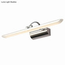 GobekUsa Modern Stainless Steel Bathroom LED Wall Vanity Light - Chrome Finish