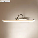 GobekUsa Modern Stainless Steel Bathroom LED Wall Vanity Light - Chrome Finish