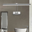 GobekUsa LED Stainless Steel Linear Vanity Fixture - Contemporary 16"/21.5" Dia Wall Mounted Light for Bathroom