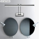 GobekUsa LED Stainless Steel Linear Vanity Fixture - Contemporary 16"/21.5" Dia Wall Mounted Light for Bathroom