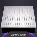 GobekUsa 16" Stainless Steel Ultrathin Rainfall Shower Head Chrome - Large Flow