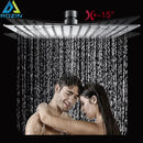 GobekUsa 16" Stainless Steel Ultrathin Rainfall Shower Head Chrome - Large Flow