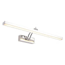 GobekUsa Contemporary LED Wall Mounted Vanity Light Fixture - Stainless Steel Stick Design, White Lighting
