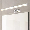 GobekUsa Contemporary LED Wall Mounted Vanity Light Fixture - Stainless Steel Stick Design, White Lighting