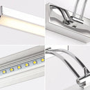 GobekUsa Contemporary LED Wall Mounted Vanity Light Fixture - Stainless Steel Stick Design, White Lighting