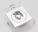 GobekUsa Brass Chrome Swimming Pool Fishbowl Drain, Superior Quality, High Waterflow