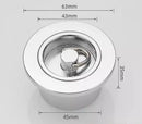 GobekUsa Brass Chrome Swimming Pool Fishbowl Drain, Superior Quality, High Waterflow