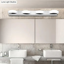 GobekUsa Modern LED Vanity Mirror Light with Rotatable Acrylic Design and Warm/White Lighting - Perfect for Bathrooms
