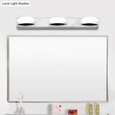 GobekUsa Modern LED Vanity Mirror Light with Rotatable Acrylic Design and Warm/White Lighting - Perfect for Bathrooms