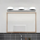 GobekUsa Modern LED Vanity Mirror Light with Rotatable Acrylic Design and Warm/White Lighting - Perfect for Bathrooms