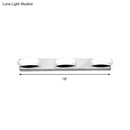 GobekUsa Modern LED Vanity Mirror Light with Rotatable Acrylic Design and Warm/White Lighting - Perfect for Bathrooms