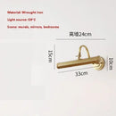 GobekUsa Gold Mirror Headlight Wall Light - Modern Bedroom Reading Lamp Art Deco