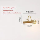 GobekUsa Gold Mirror Headlight Wall Light - Modern Bedroom Reading Lamp Art Deco