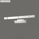 GobekUsa LED Bathroom Vanity Lamp with Stainless Steel Shade - Chrome Wall Light Fixture, Warm/White Light