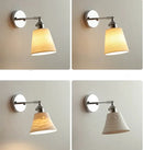 GobekUsa Ceramic LED Wall Light Sconce, Pull Chain Switch, Modern Style