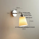 GobekUsa Ceramic LED Wall Light Sconce, Pull Chain Switch, Modern Style