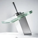 GobekUsa Copper Chrome Waterfall Bathroom Faucet Mixer for Basin Hot and Cold Water