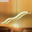 GobekUsa Modern Style LED Island Pendant Light with Acrylic Shade