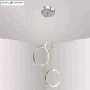 GobekUsa Circle Led Crystal Light New Hanging Pendant Crystal 36W Prety Corridor Hotel Pendant Lamp Dining Room Lights Living Room