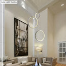 GobekUsa Circle Led Crystal Light New Hanging Pendant Crystal 36W Prety Corridor Hotel Pendant Lamp Dining Room Lights Living Room