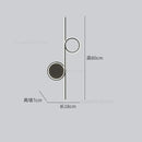 GobekUsa Circle Straight Bar Wall Lamp | Modern Nordic LED Bedroom Living Room Decor