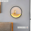 GobekUsa Modern LED Wall Sconce with Decorative Deer for Living Room