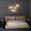 GobekUsa Elegant Glass Wall Lamp for Bedroom, Living Room - Retro Designer Luxury Lighting