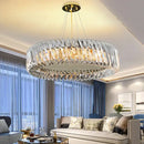 GobekUsa Crystal LED Ceiling Chandelier: Elegant European Home Décor Pendant Lights