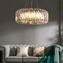 GobekUsa Crystal LED Ceiling Chandelier: Elegant European Home Décor Pendant Lights