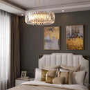 GobekUsa Crystal LED Ceiling Chandelier: Elegant European Home Décor Pendant Lights