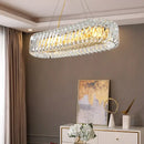 GobekUsa Crystal LED Ceiling Chandelier: Elegant European Home Décor Pendant Lights