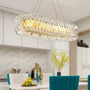 GobekUsa Crystal LED Ceiling Chandelier: Elegant European Home Décor Pendant Lights