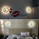 GobekUsa Dimmable LED Wall Lamp with Remote Control for Bedroom and Living Room
