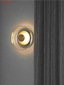 GobekUsa Glass Bowl LED Wall Sconce for Modern Nordic Indoor Decor