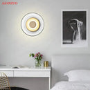 GobekUsa Glass Bowl LED Wall Sconce for Modern Nordic Indoor Decor