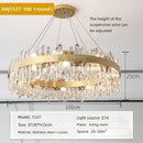 GobekUsa Crystal Chandelier: Post-Modern High-End Luxury for Living Room, Bedroom, and Restaurant
