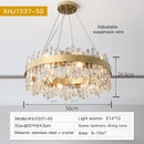 GobekUsa Crystal Chandelier: Post-Modern High-End Luxury for Living Room, Bedroom, and Restaurant