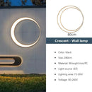 GobekUsa Elegant Curved LED Outdoor Wall Lamp for Garden and Courtyard