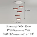 GobekUsa Circular Modern Chandelier Pendant Light Dimmable Indoor Lamp for Dining & Kitchen Island