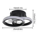 GobekUsa Acrylic LED Ceiling Light: Modern Home Decor Lighting for Bedroom, Aisle, Balcony, Corridor