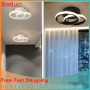 GobekUsa Acrylic LED Ceiling Light: Modern Home Decor Lighting for Bedroom, Aisle, Balcony, Corridor