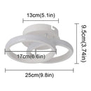 GobekUsa Acrylic LED Ceiling Light: Modern Home Decor Lighting for Bedroom, Aisle, Balcony, Corridor