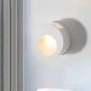 GobekUsa Modern Gypsum Wall Sconce Lamp - 1 Light LED Wall Lighting in White for Living Room