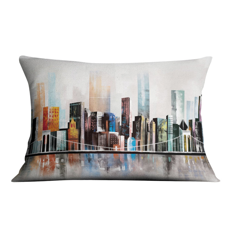 Modern Cityscape Cushion