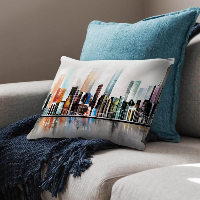 Modern Cityscape Cushion