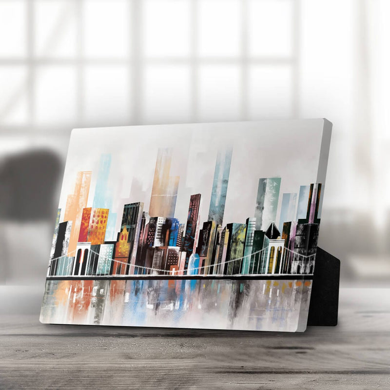 Modern Cityscape Desktop Canvas