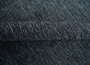 Modern Classic 8x10 Solid Plain Black and Silver Blended Hand Loomed Modern Scandinavian Art Silk Area Rug by The Rug Decor